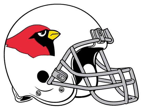 Ball State Cardinals 1971-1984 Helmet Logo Print Decal